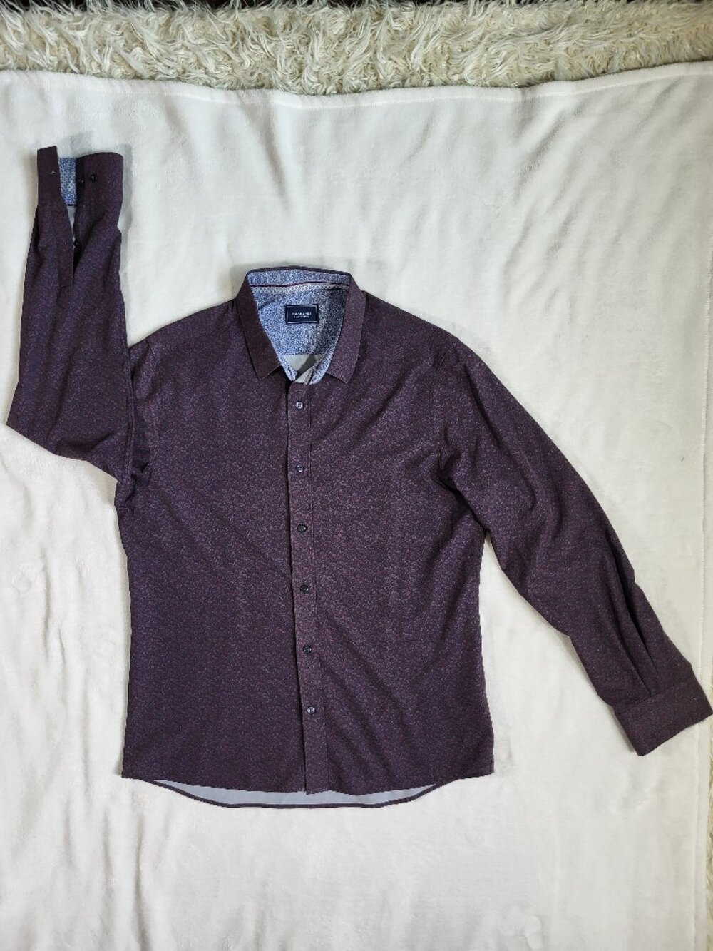 7 Diamonds Casual Button down Long-Sleeve Floral Shirt - Medium